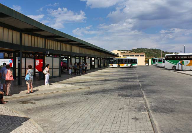 La stazione degli autobus di Loule