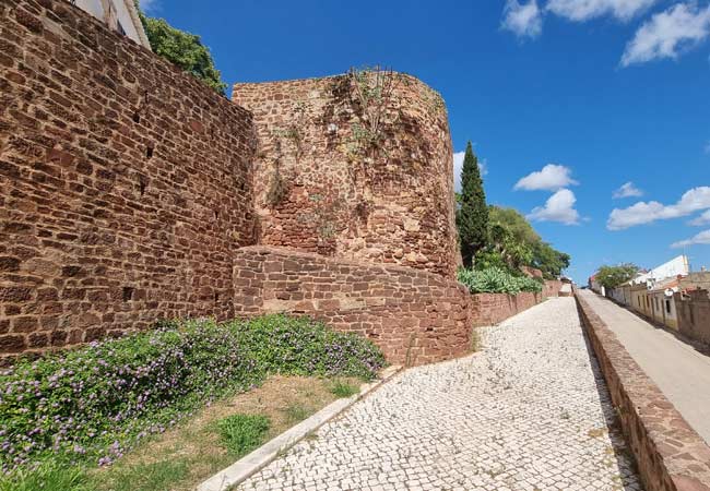 Muralhas da cidade silves murs de la ville