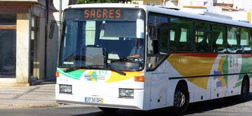 Lagos to Sagres bus