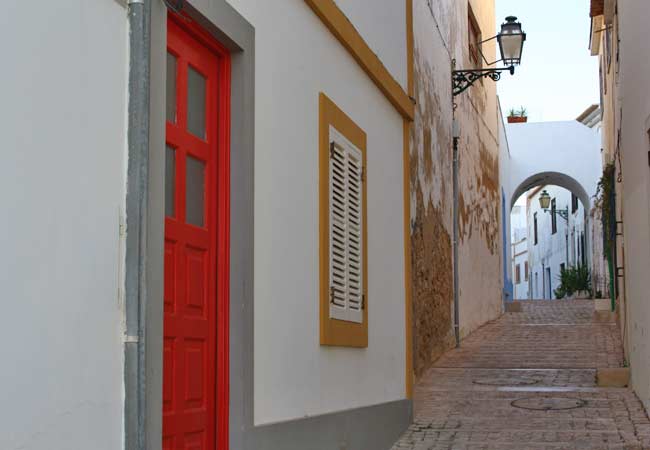 historic streets  Albufeira