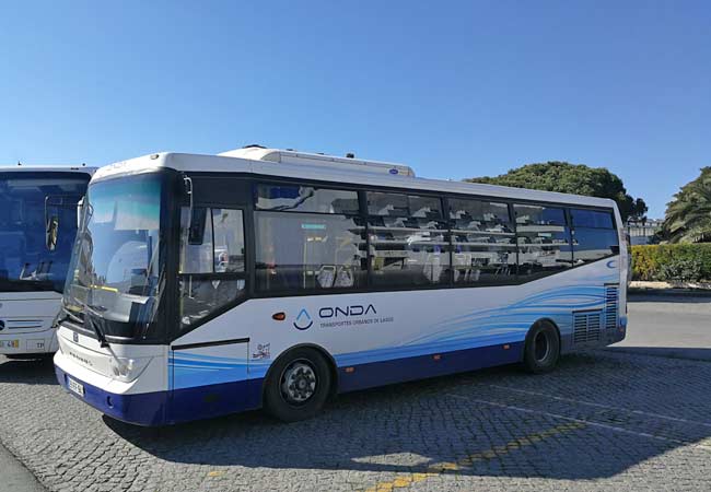 Aonda bus to Praia da Luz