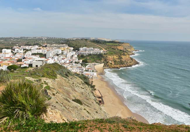 Praia do Burgau plage 