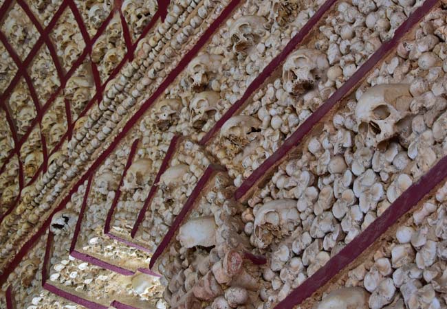 Chapel of bones in Faro