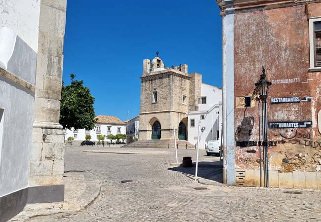 Largo da Sé faro Kopfsteinpflaster