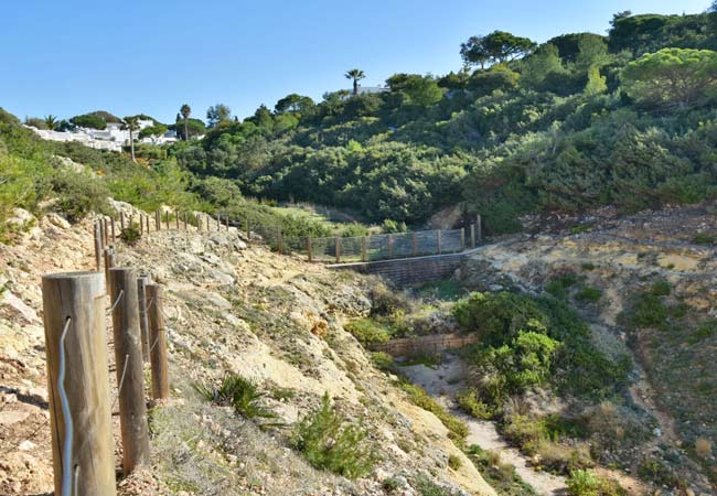 Un valle colgante cerca de Alfanzina