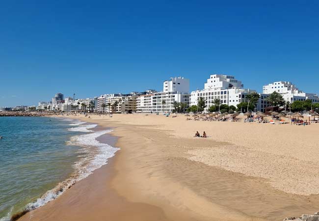 Praia de Quarteira playa