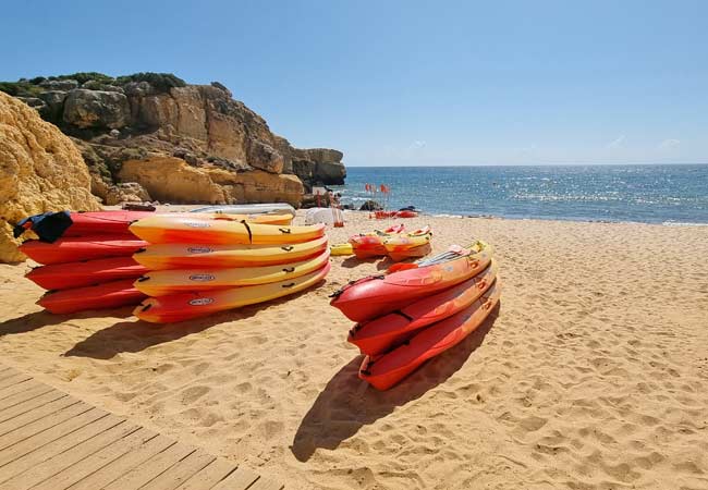 kayak hire Praia de São Rafael 