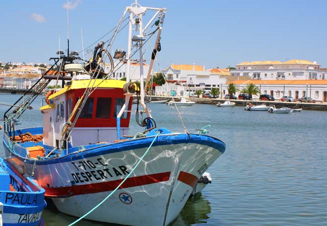 Tavira river front