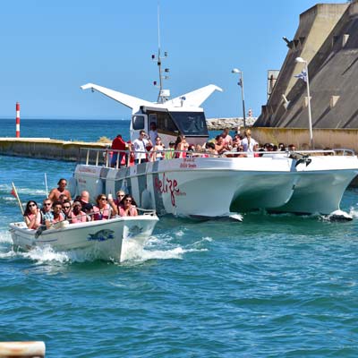 Quarteira fishing harbour