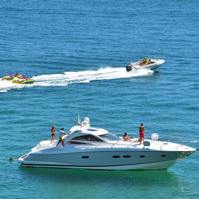 Albufeira Bateaux à moteur de luxe Ringos à toute vitesse