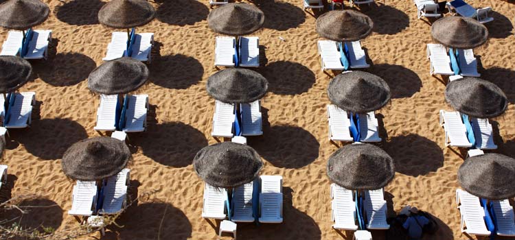 beautiful beach of Albufeira