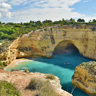 La côte le long du sentier de randonnée Percurso dos Sete Vales Suspensos