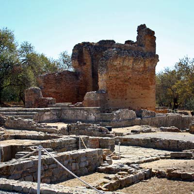temple Ruínas Romanas de Milreu